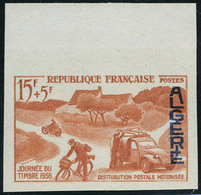 N° 350, Journée Du Timbre 1958, Non-dentelé + Epreuve De Luxe, TB - Sonstige & Ohne Zuordnung
