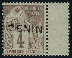 Neuf Sans Charnière N° 3, 4c Lilas Brun Sur Gris Surcharge Noire Type IV Bdf, T.B. Maury 28 - Autres & Non Classés