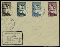 Lettre N° 236/9, La Série Spitfire Sur L Obl Douala 8.12.40 + Cachet Spécial, T.B. - Altri & Non Classificati