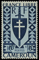 Neuf Sans Charnière N° 250a, 10c Bleu Double Impression De La Valeur, T.B. Maury - Altri & Non Classificati