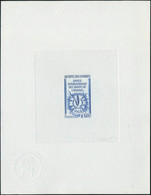 N° 49, Année Internationale Des Droits De L'Homme, Epreuve D'Artiste En Bleu Signée Decaris, Cachet à Sec De Contrôle, T - Other & Unclassified