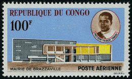 Neuf Sans Charnière N° 11, 100f Mairie De Brazzaville T.B. - Sonstige & Ohne Zuordnung