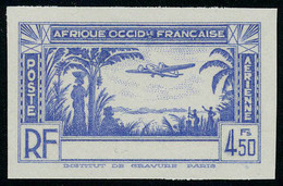 Neuf Sans Gomme 4.50f Bleu Sans La Légende Côte D'Ivoire, ND, T.B. - Other & Unclassified