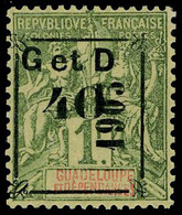 Neuf Sans Charnière N° 54, 40 Sur 1f Surcharge Noire, T.B. Signé Brun - Sonstige & Ohne Zuordnung
