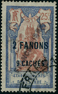 Oblitéré N° 131b. 2fa 9ca Surchargé France Libre (surcharge E Yvert), T.B. Signé Calves. - Other & Unclassified