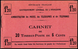Neuf Sans Charnière N° 132a, 6c Rouge Carnet Complet De 20t Superbe - Other & Unclassified