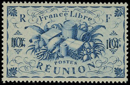 Neuf Sans Charnière N° 234a, 10c Bleu Double Impression De La Valeur, T.B. - Other & Unclassified