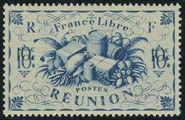 Neuf Sans Charnière N° 234a, 10c Bleu, Double Impression De La Valeur, TB - Andere & Zonder Classificatie