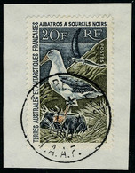 Fragment N° 24, 20f Albatros Obl Sur Frgt Terre Adelie 31.1.68 T.B. - Andere & Zonder Classificatie