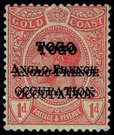 Neuf Avec Charnière N° 59a, 1d Rouge Double Surcharge TB Rare - Sonstige & Ohne Zuordnung