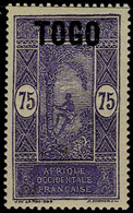 Neuf Avec Charnière N° 114a, 75c Violet Sans La Surcharge GO TB Signé - Andere & Zonder Classificatie