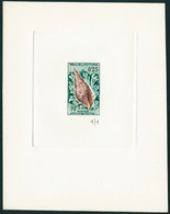 N° 162, 25c Coquillage, épreuve D'artiste En Vert Foncé Et Brun, Mention Manuscrite 1/1, T.B. - Andere & Zonder Classificatie