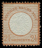 Neuf Avec Charnière N° 18, 2 1/2g Brun Rouge, Cl, Superbe, Signé Brettl - Sonstige & Ohne Zuordnung