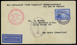 Lettre N° 38, 2m Zeppelin Sur L SAF 1930 Pour Le Brésil, T.B. - Altri & Non Classificati