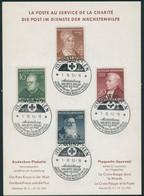 Lettre N°42/45. La Série Complète Sur Carte Officielle Avec CàD 1er Jour (1.10.52). T.B. (Michel) - Andere & Zonder Classificatie