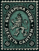 Neuf Avec Charnière N°2. 10c Noir Et Vert. T.B. Signé - Andere & Zonder Classificatie