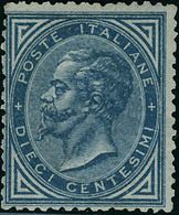 Neuf Sans Gomme N°16. 10c Bleu. T.B. Signé Diena . Sassone N° 27 - Andere & Zonder Classificatie