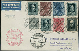 Lettre Zeppelin SUDAMERIKA 1934 Pour Le Brésil. T.B. - Andere & Zonder Classificatie