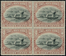 Neuf Sans Charnière N° 80, 8c Embarcation, Bloc De 4, Superbe - S.G. 102 360£ ++ - Andere & Zonder Classificatie