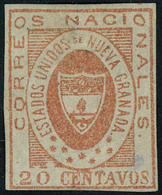 Neuf Avec Charnière N° 13, 20c Rouge Pâle, TB - Other & Unclassified