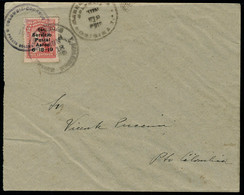 Lettre N° 1, 2c Rouge Carminé, 1er Service Postal Aéro 6.18.19, Obl Sur L, T.B.  Certificat APS - Otros & Sin Clasificación