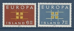 Islande 1963 Yvert 328/329 **  Europa 1963 - 1963
