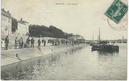 MACON : Les Quais - CPA PEU COURANTE - Cachet De La Poste 1911 - Macon