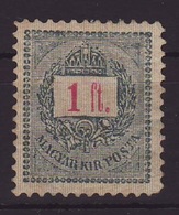 1889. Black Number 1Ft. Stamp - Ongebruikt