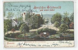 Allemagne Germany - Hameln Bahnofsplatz Mit Blick Auf Klutthurm 1903 - Hameln (Pyrmont)