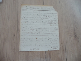 Pièce Signée Autographe Keyrsen Compagnie De Saint Marcel 1764 Liste Morts De Soldats - Documenten