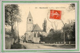 CPA - MARCHENOIR (41) - Aspect Du Quartier De L'Eglise Et Du Château En 1913 - Marchenoir