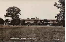 Real Photo Postcard, Old Windsor, Beaumont College, Landscape, Buildings. - Windsor