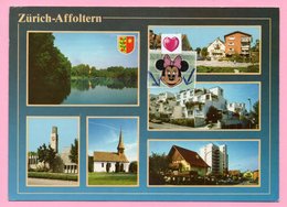 Postcard - Zurich - Affoltern, 1992., Switzerland / Helvetia (Minnie Sticker) - Affoltern Im Emmental 