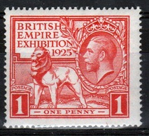 Great Britain George V 1925 Single Stamp From The British Empire Exhibition Set. - Nuovi