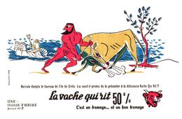Fr VR ) Buvard Fromage La Vache Qui Rit  Les Travaux D Hercule  Illustrateur "Grimault"   (N= 7) - Produits Laitiers