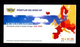 ISLANDE 1997 - Carnet Yvert C825 - Booklet - Facit H37 - NEUF** MNH - Europa, Contes Et Légendes - Cuadernillos