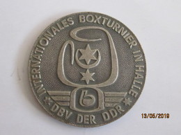 Germany: Medal DDR 1986 Internationales Boxturnier In Halle DBV Der DDR - Zur Erinnerung 1986 - Autres & Non Classés