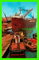 DULUTH, MN - HARBOR ACTIVITY IN THE DULUTH, SUPERIOR HARBOR - ANIMATED WITH SHIPS - GALLAGHER'S STUDIO - - Duluth