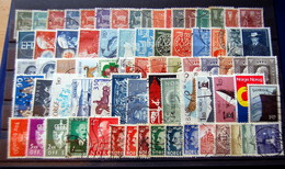 Norvege Norway - 74 Different Stamps Used - Collections