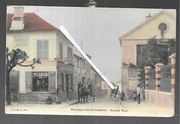 Cpa 9520093 Montigny Les Cormeilles Grand'rue , Attelages , Pub Chocolat Menier - Montigny Les Cormeilles