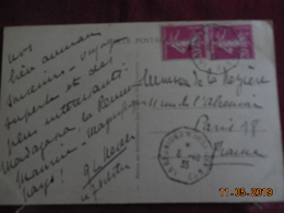 Carte De Tamatave De  1935 à Destination De Paris ( Cachet Intéressant) - Lettres & Documents
