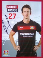 Bayer04 Robbie Kruse Signed Card - Autographes
