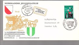 Jeugfilatelie 1968 Per Postkoets Rotterdam (EZ-43) - Lettres & Documents