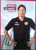 Bbayer04    Roger Schmidt    Signed Card - Autogramme