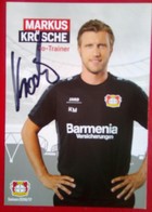 Bayer04 Markus Krosche Signed Card - Autographes