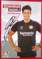 Bayer04 Schahriar Bigdeli  Signed Card - Autógrafos