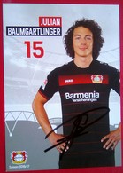 Bayer04 Julian  Baumgartlinger  Signed Card - Autógrafos