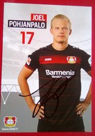 Bayer04  Joel Pohjanpalo Signed Card - Autografi