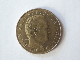 20 Centimes Rainier III Prince De  Monaco 1978 - 1960-2001 Nouveaux Francs