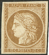 (*) No 1a, Trace De Gomme, Très Frais. - TB. - R - 1849-1850 Cérès